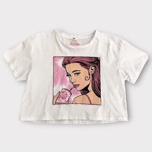 Annabelle’s Book Club Women’s T-Shirt Tee Small Crop Main Character Energy